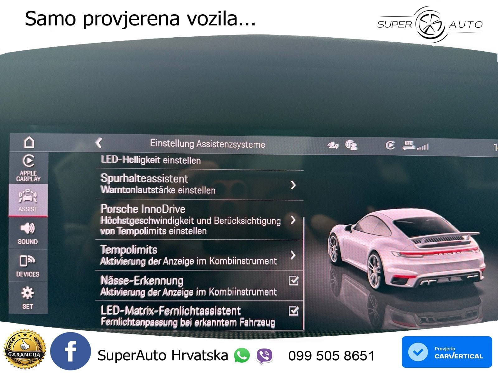 Porsche 911 Turbo S 3.8 (650 KS) PDK ZRAČNI+ACC+GR SJED+KAM+PANO