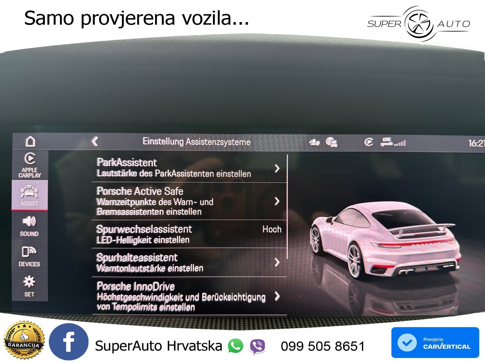 Porsche 911 Turbo S 3.8 (650 KS) PDK ZRAČNI+ACC+GR SJED+KAM+PANO