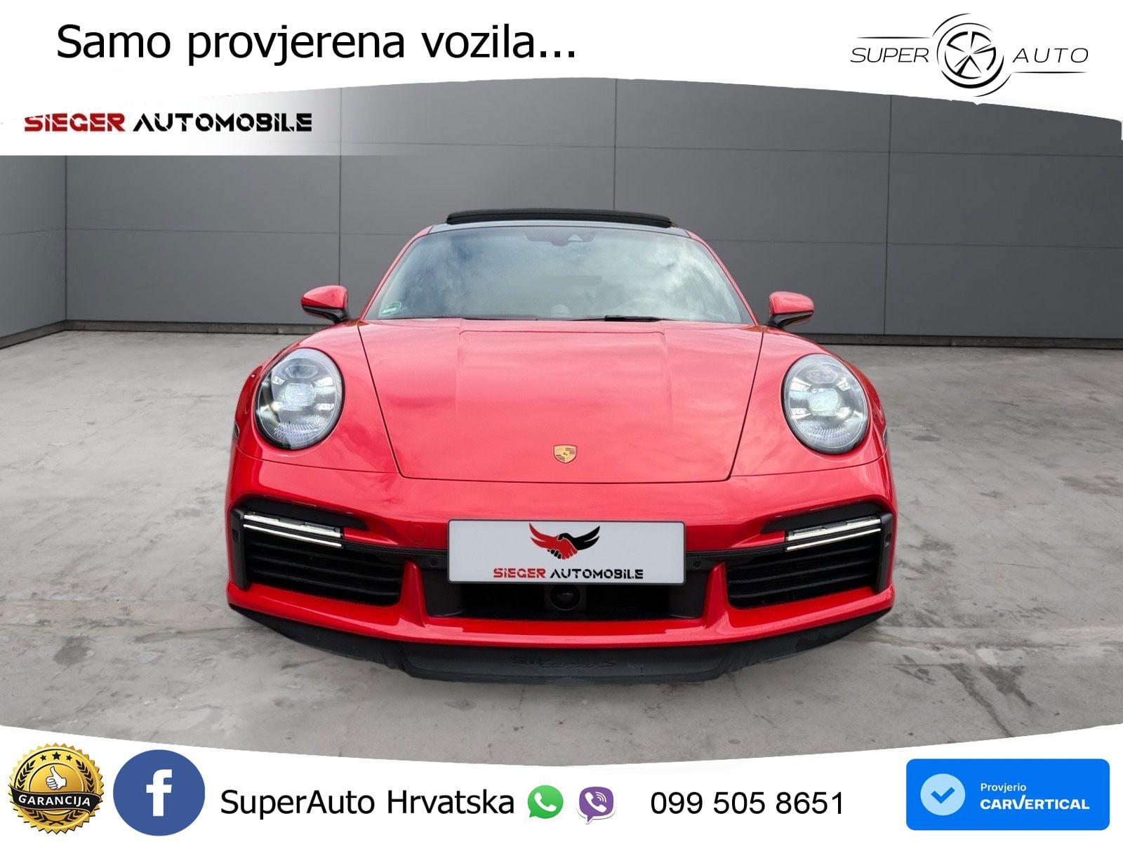Porsche 911 Turbo S 3.8 (650 KS) PDK ZRAČNI+ACC+GR SJED+KAM+PANO