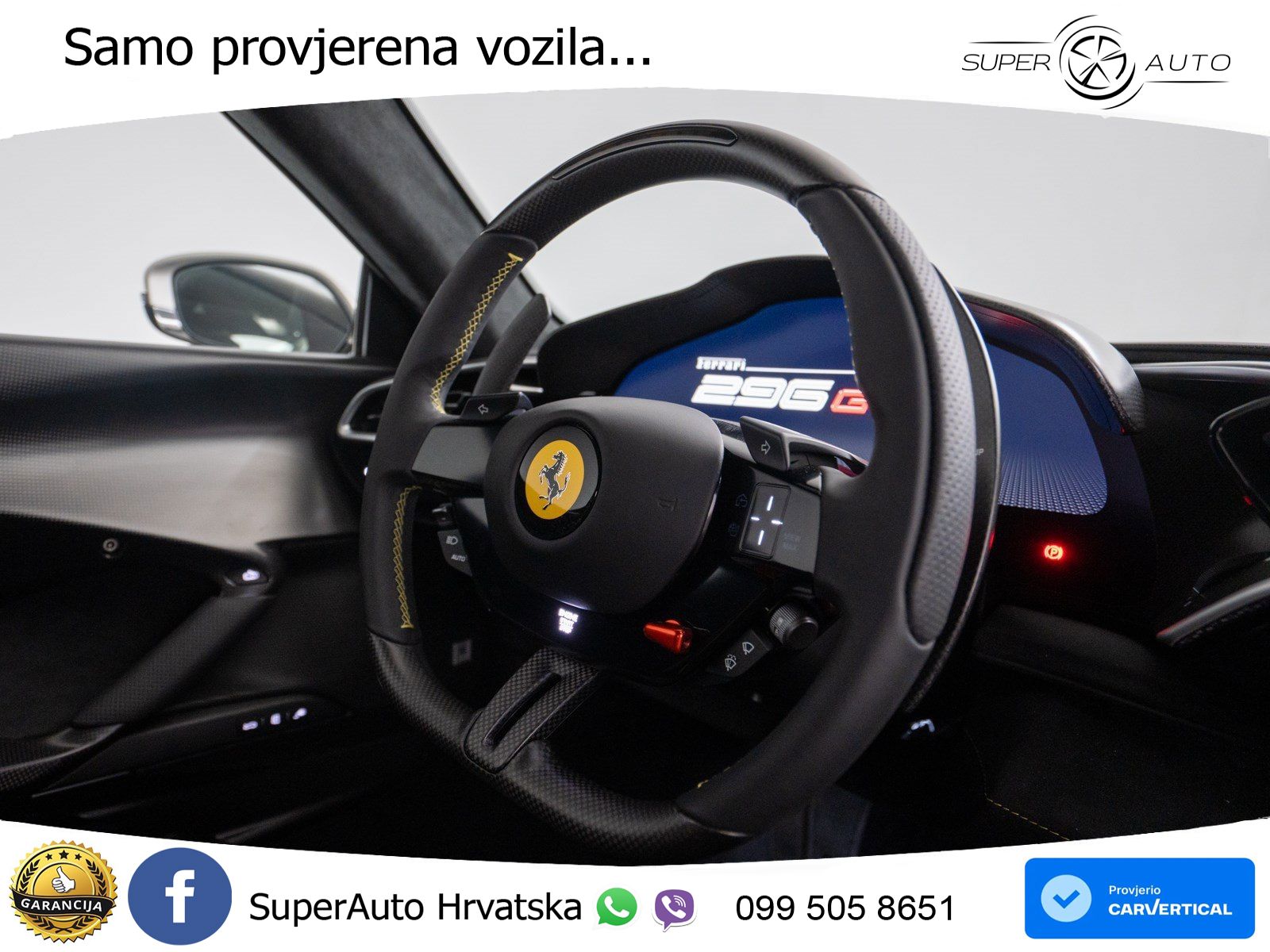 Ferrari 296 GTB 3.0 V6 (830 KS) F1 DCT