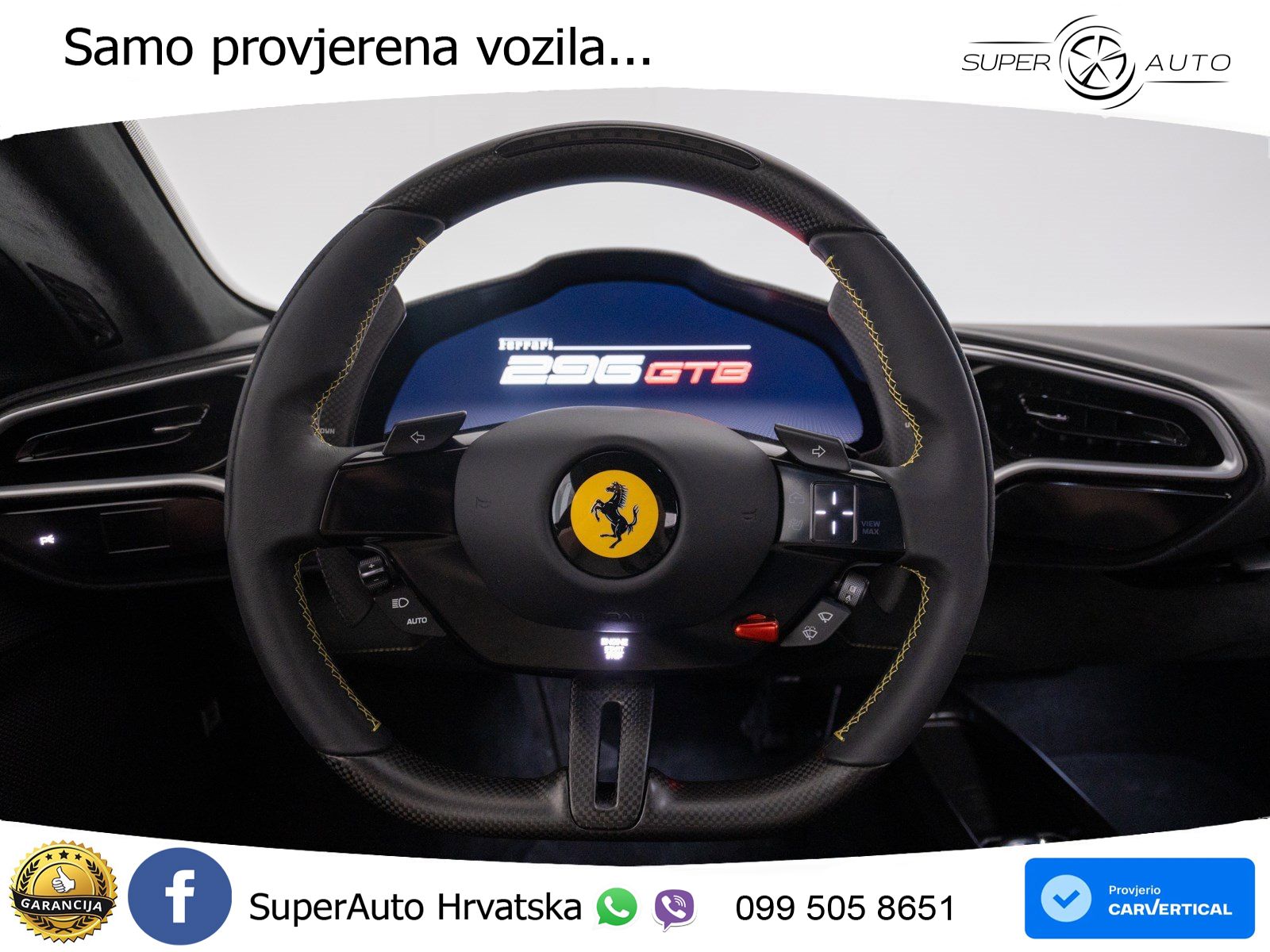 Ferrari 296 GTB 3.0 V6 (830 KS) F1 DCT