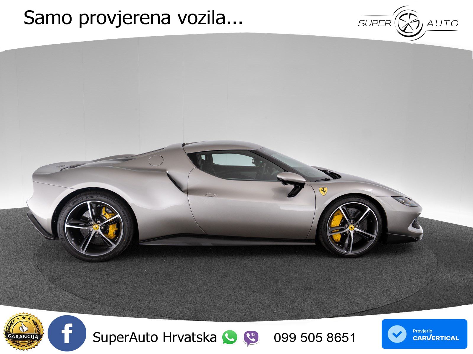 Ferrari 296 GTB 3.0 V6 (830 KS) F1 DCT