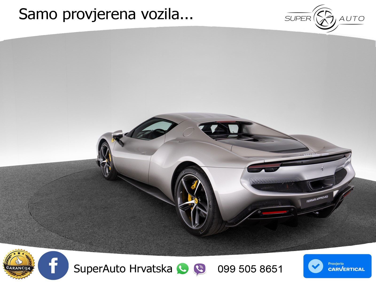 Ferrari 296 GTB 3.0 V6 (830 KS) F1 DCT