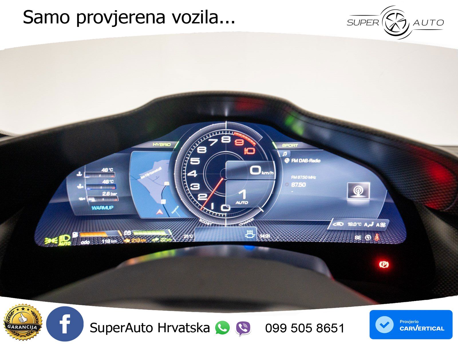 Ferrari 296 GTB 3.0 V6 (830 KS) F1 DCT