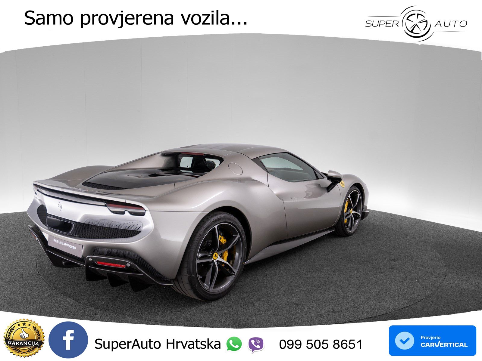 Ferrari 296 GTB 3.0 V6 (830 KS) F1 DCT