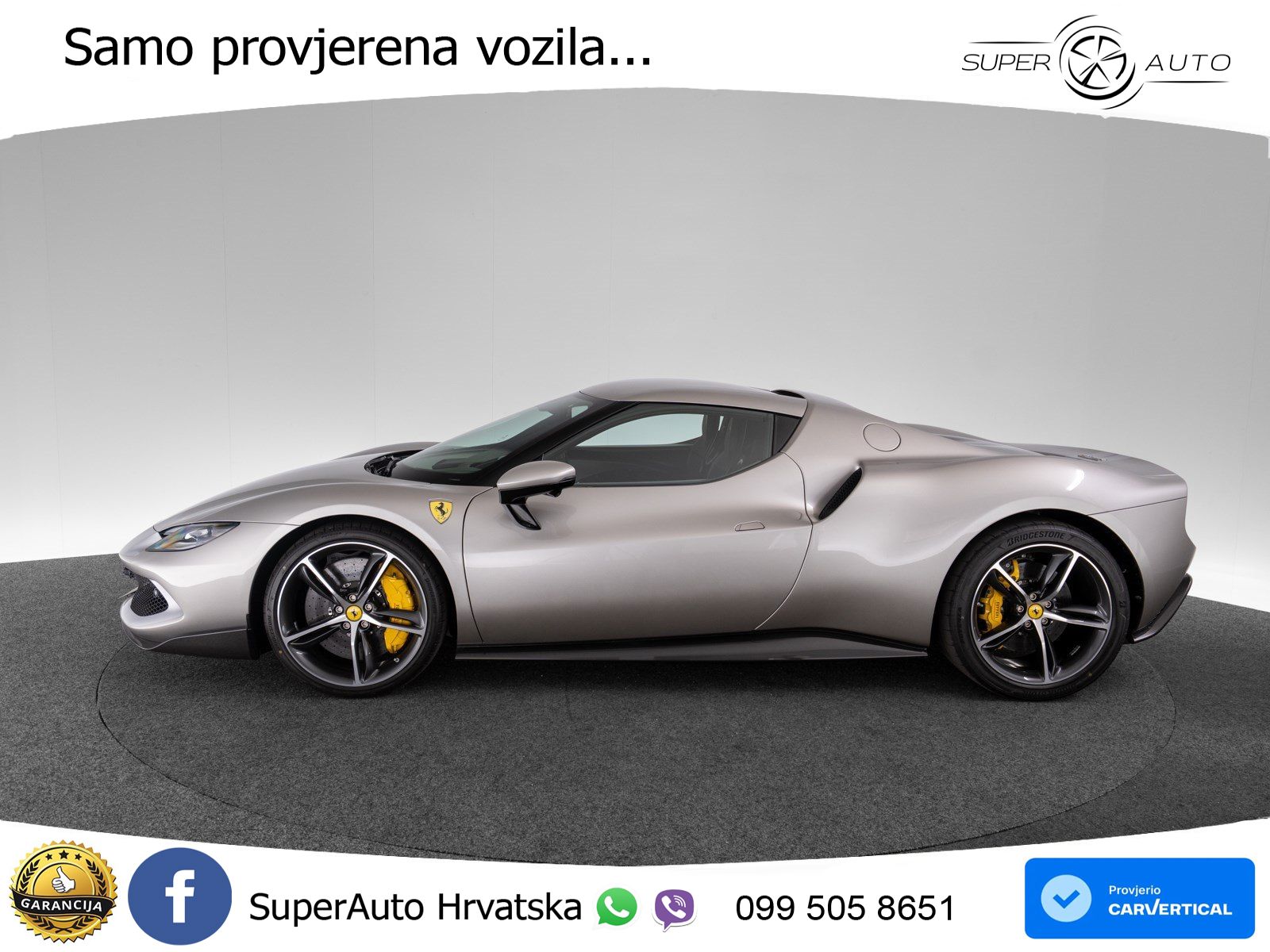 Ferrari 296 GTB 3.0 V6 (830 KS) F1 DCT