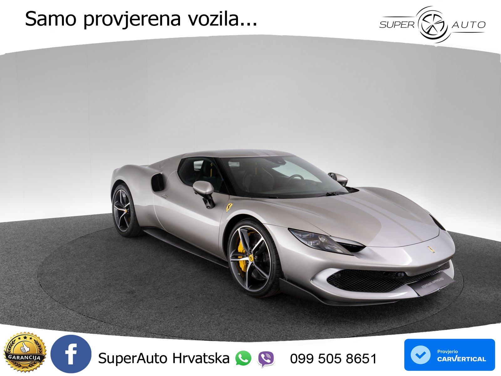 Ferrari 296 GTB 3.0 V6 (830 KS) F1 DCT