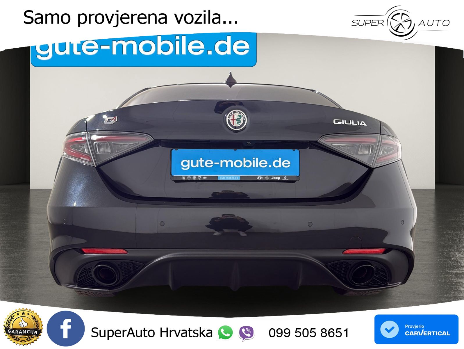 Alfa Romeo Giulia 2.0 Turbo (280 KS) Q4 Automatic MATRIX+GR SJED+KAM