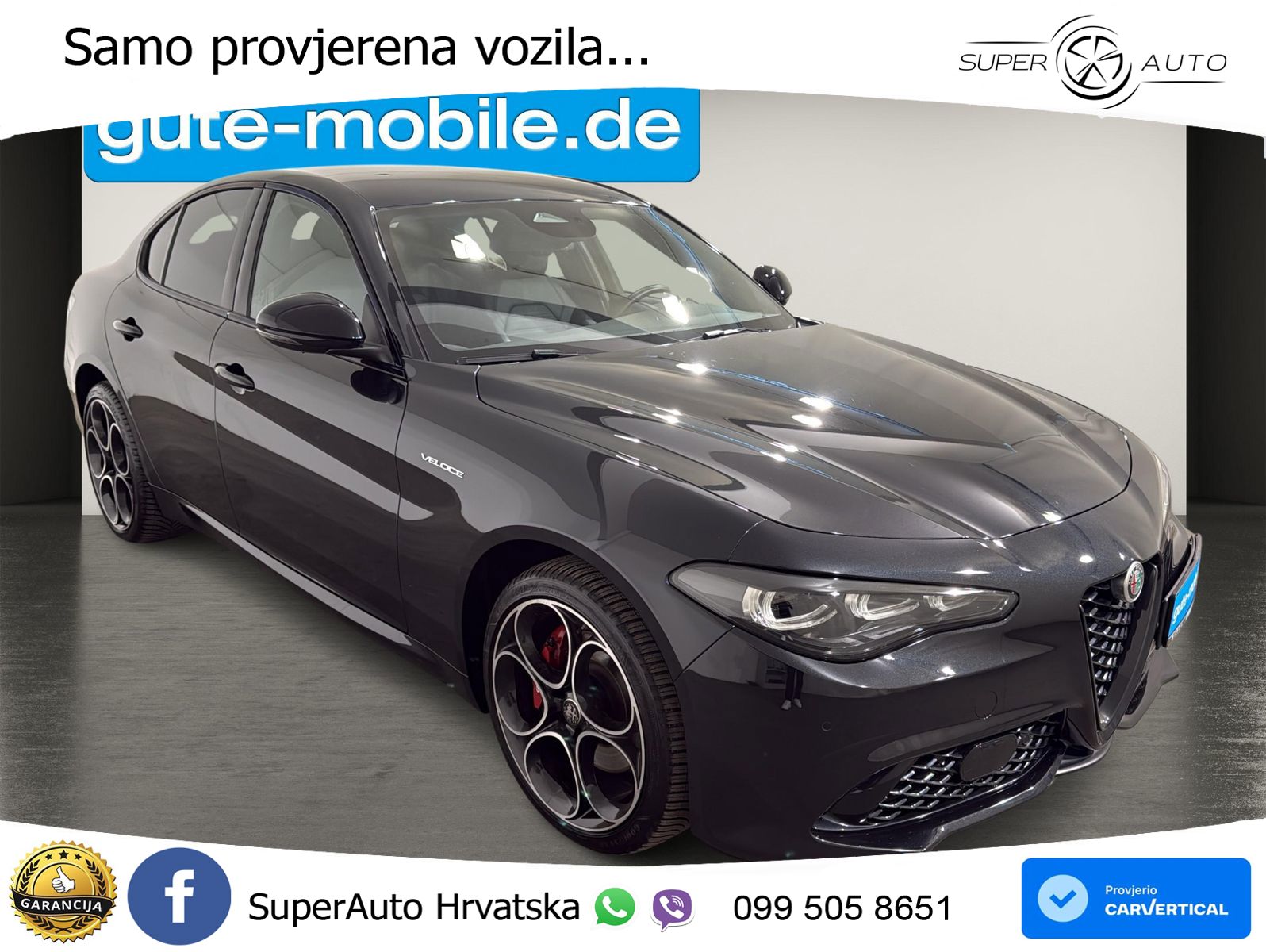 Alfa Romeo Giulia 2.0 Turbo (280 KS) Q4 Automatic MATRIX+GR SJED+KAM