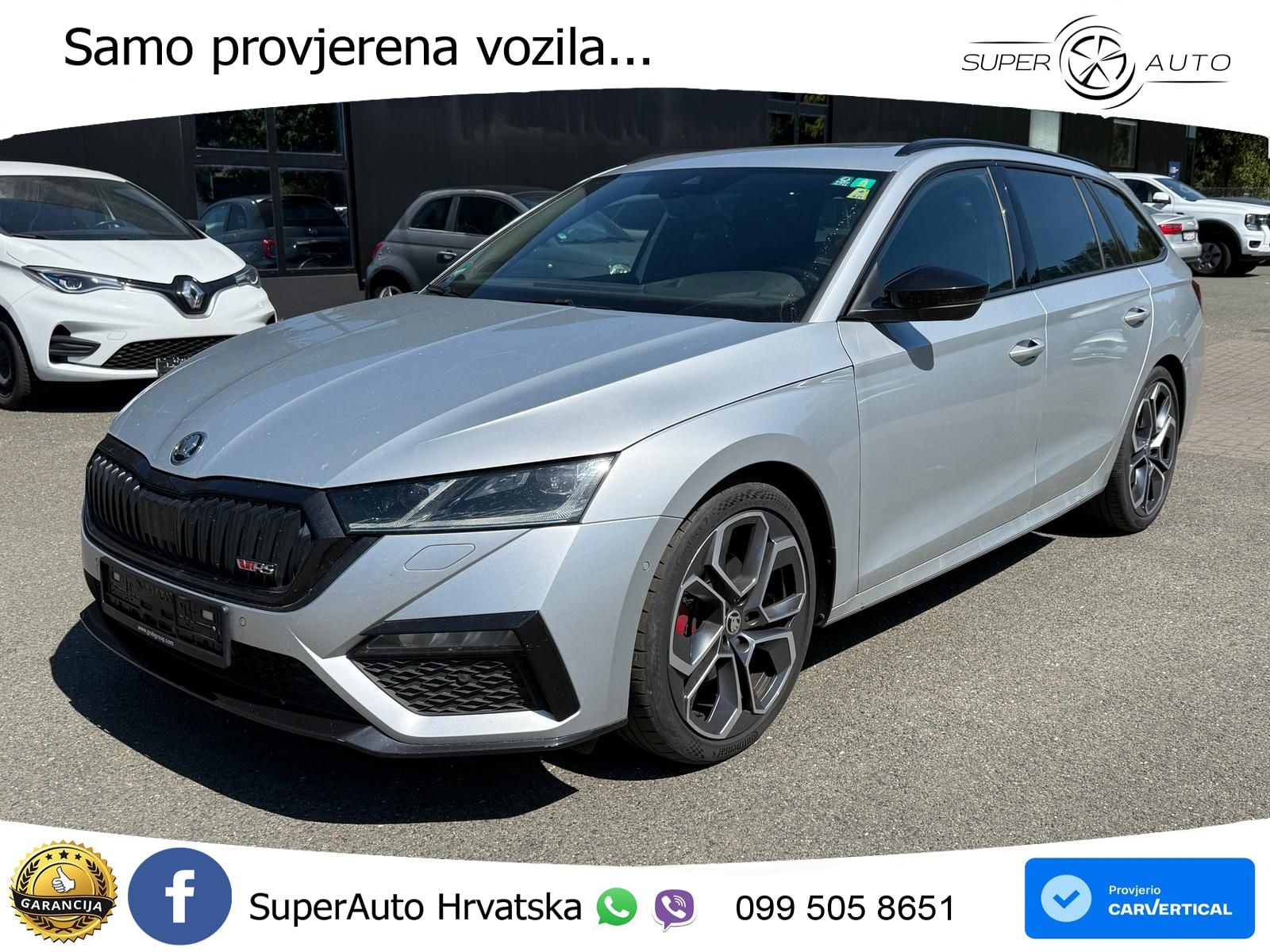 Škoda Octavia Combi RS 2.0 TDI (200 KS) 4x4 DSG LED+GR SJED+ACC