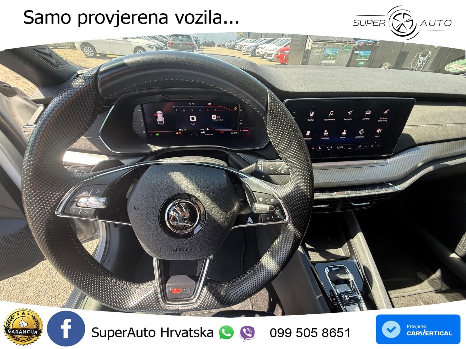 Škoda Octavia Combi RS 2.0 TDI (200 KS) 4x4 DSG LED+GR SJED+ACC