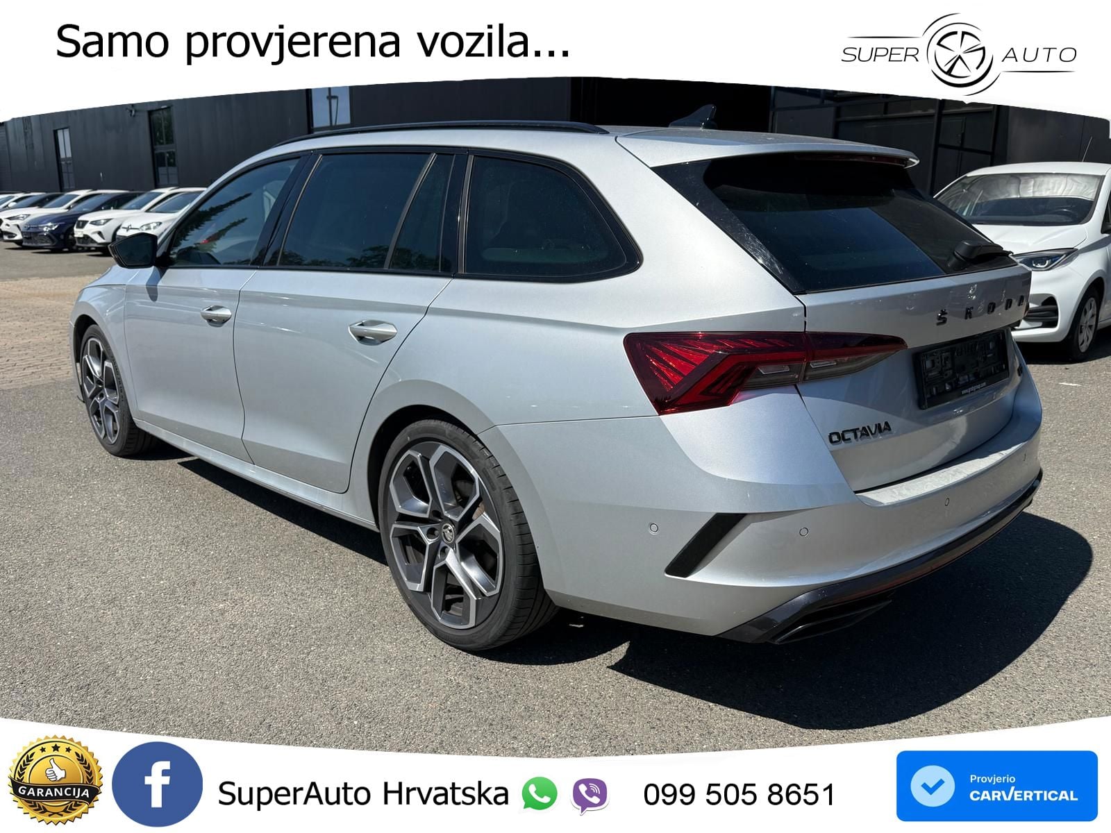 Škoda Octavia Combi RS 2.0 TDI (200 KS) 4x4 DSG LED+GR SJED+ACC