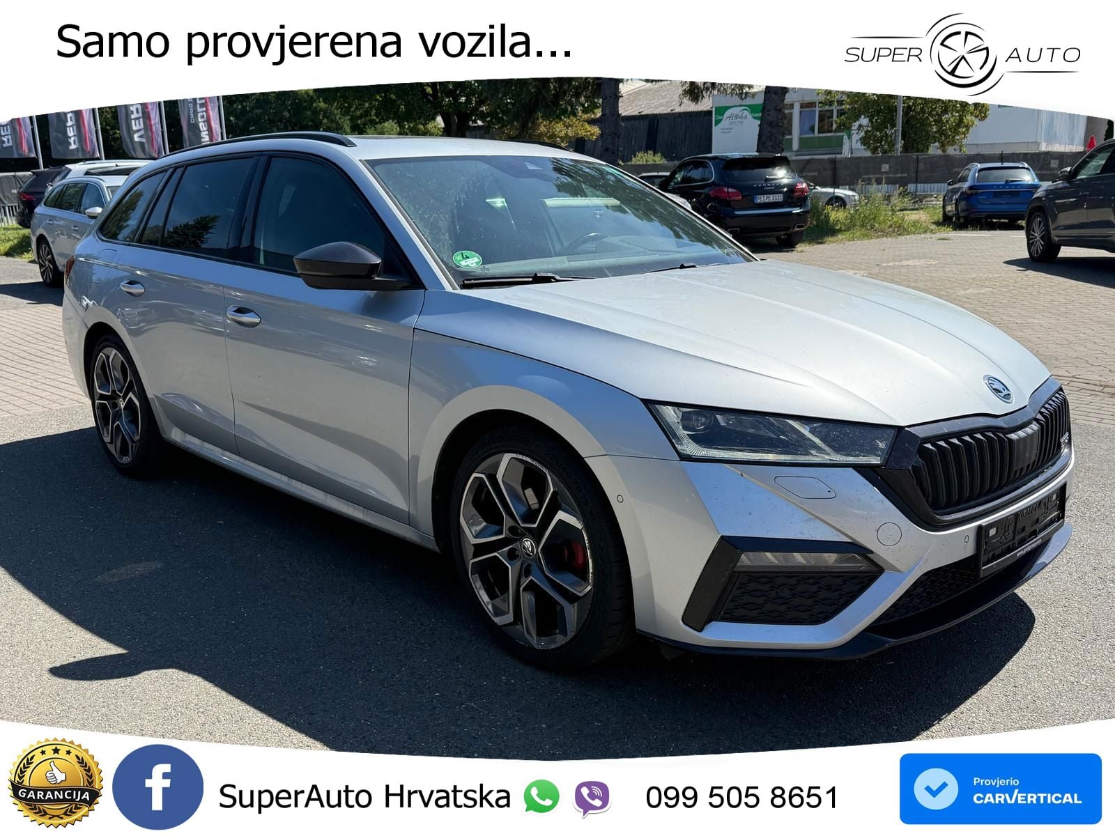 Škoda Octavia Combi RS 2.0 TDI (200 KS) 4x4 DSG LED+GR SJED+ACC
