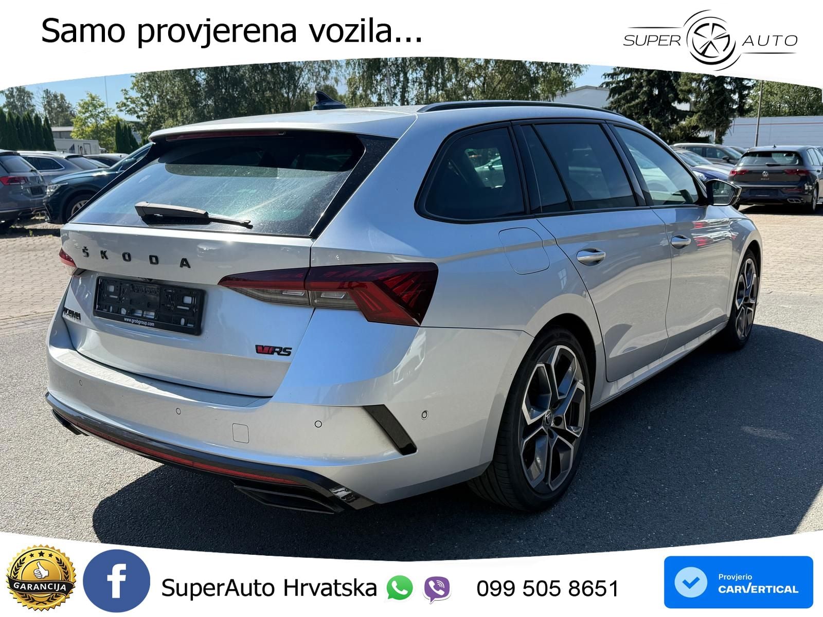 Škoda Octavia Combi RS 2.0 TDI (200 KS) 4x4 DSG LED+GR SJED+ACC