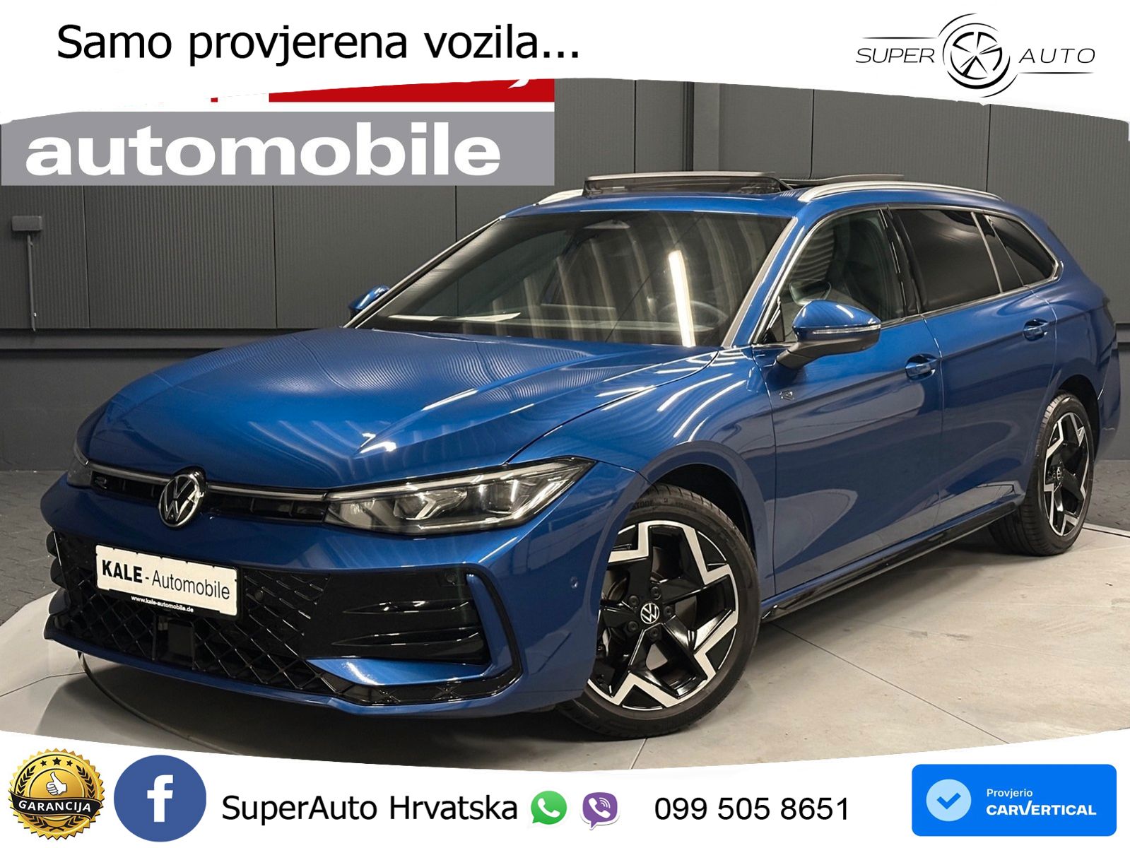 Volkswagen Passat Variant 2.0 TDI (193 KS) 4MOTION DSG R-Line LED+GR SJED+ACC