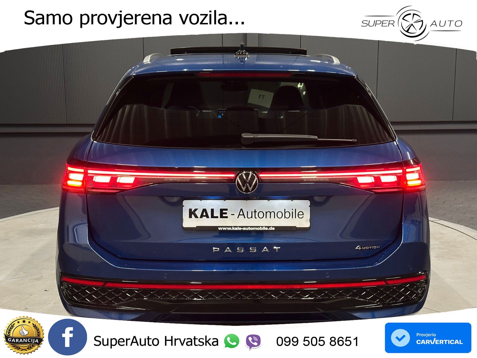 Volkswagen Passat Variant 2.0 TDI (193 KS) 4MOTION DSG R-Line LED+GR SJED+ACC