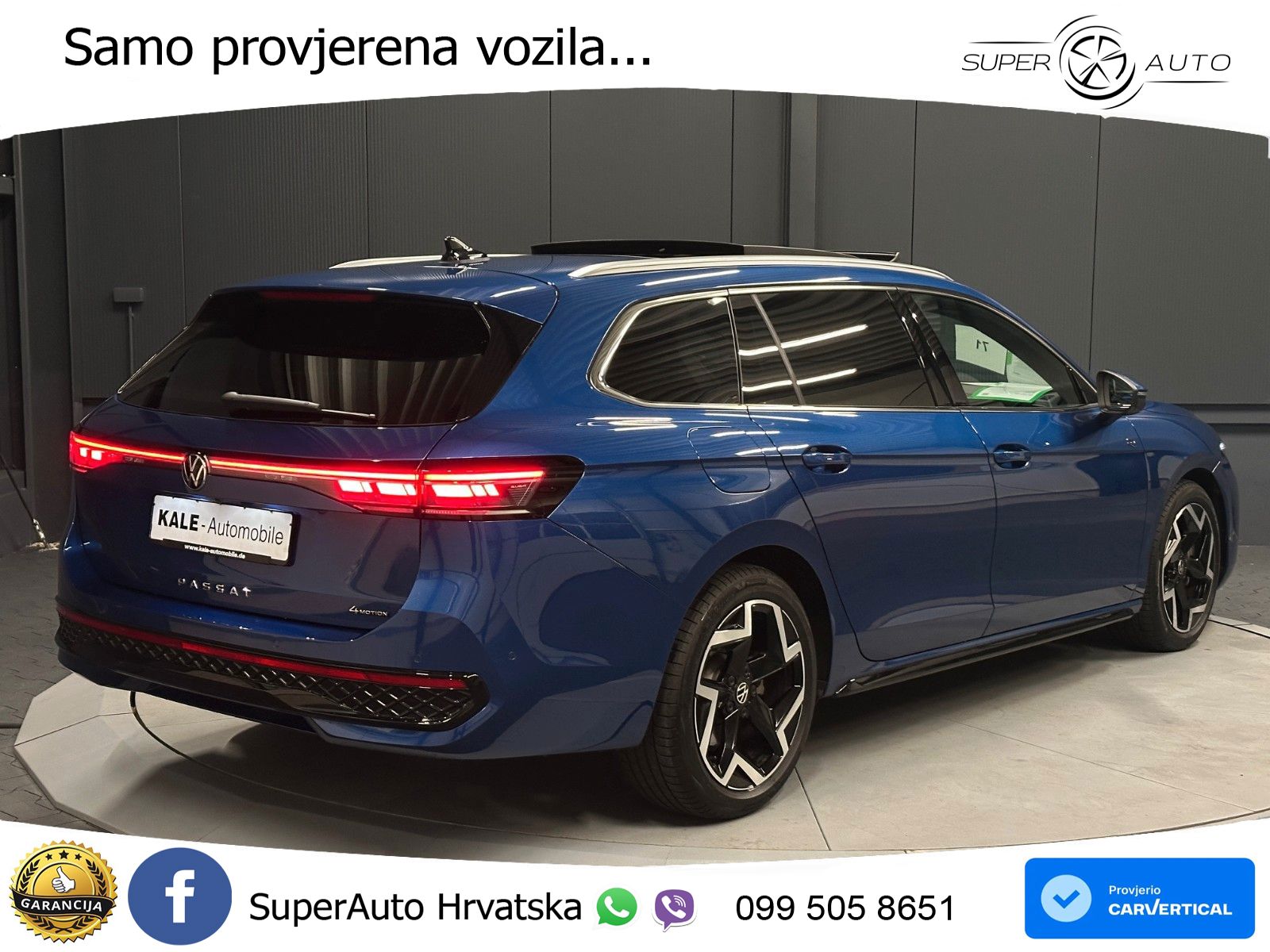 Volkswagen Passat Variant 2.0 TDI (193 KS) 4MOTION DSG R-Line LED+GR SJED+ACC