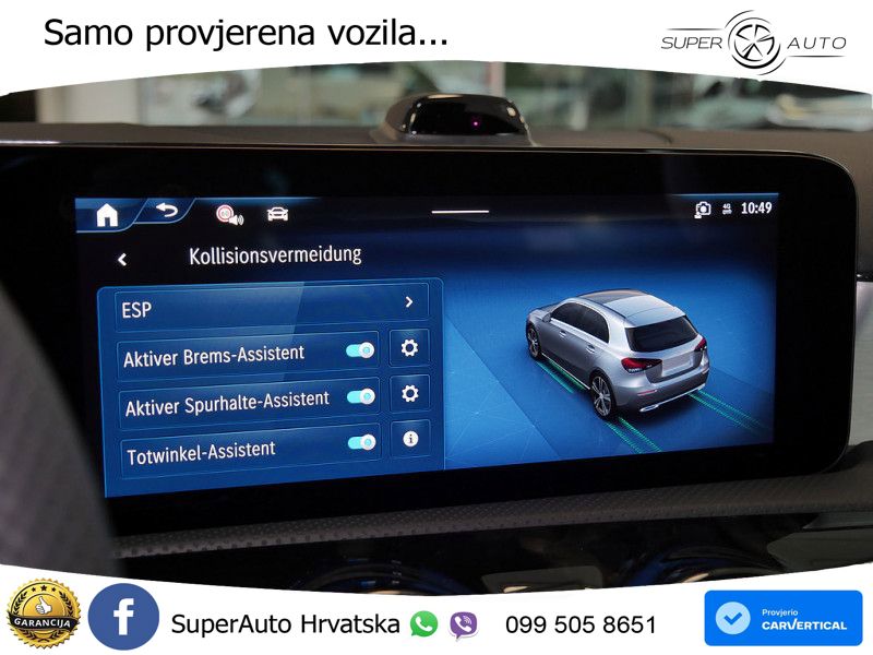 Mercedes-Benz A 200d 8G-DCT AMG LED+GR SJED+ACC