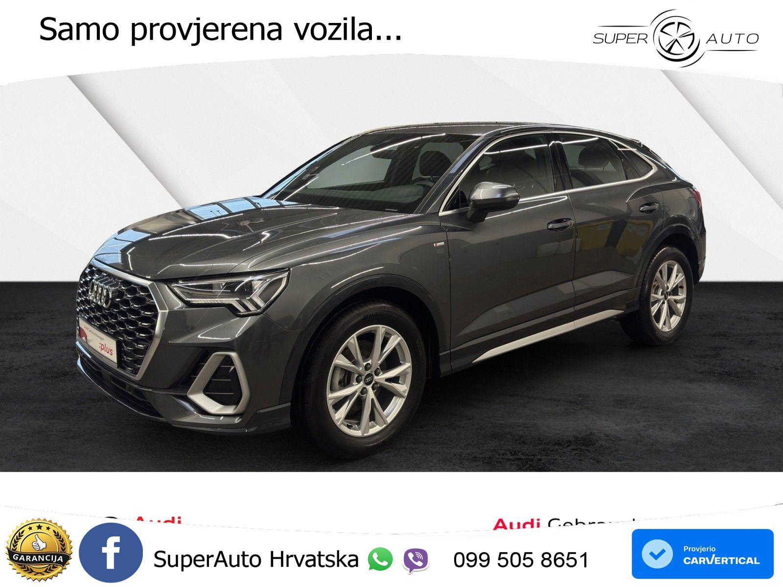 Audi Q3 II Sportback 35 TFSI (150 KS) S tronic S line LED+GR SJED+ACC