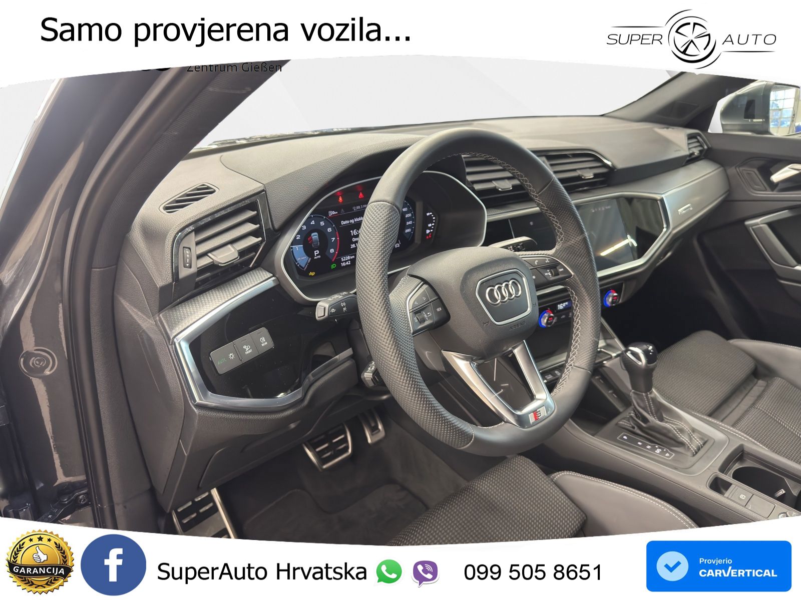 Audi Q3 II Sportback 35 TFSI (150 KS) S tronic S line LED+GR SJED+ACC