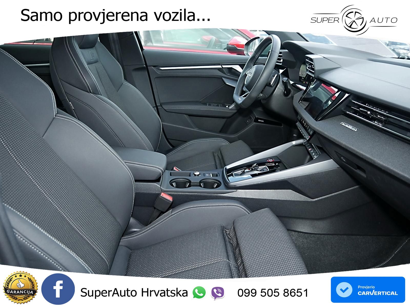 Audi S3 Limuzina 2.0 TFSI (333 KS) quattro S tronic LED+GR SJED+ACC