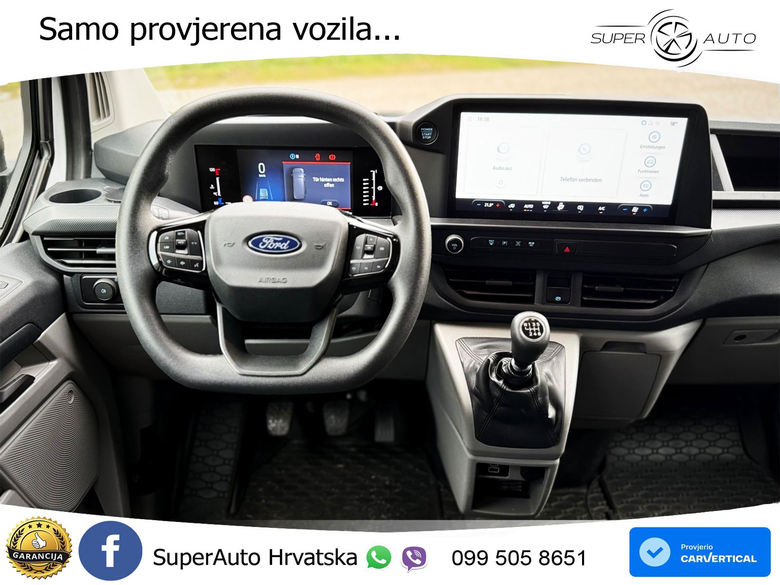 Ford Transit Custom Kasten 320 L1 Trend DCiV | DOKA 136 KS