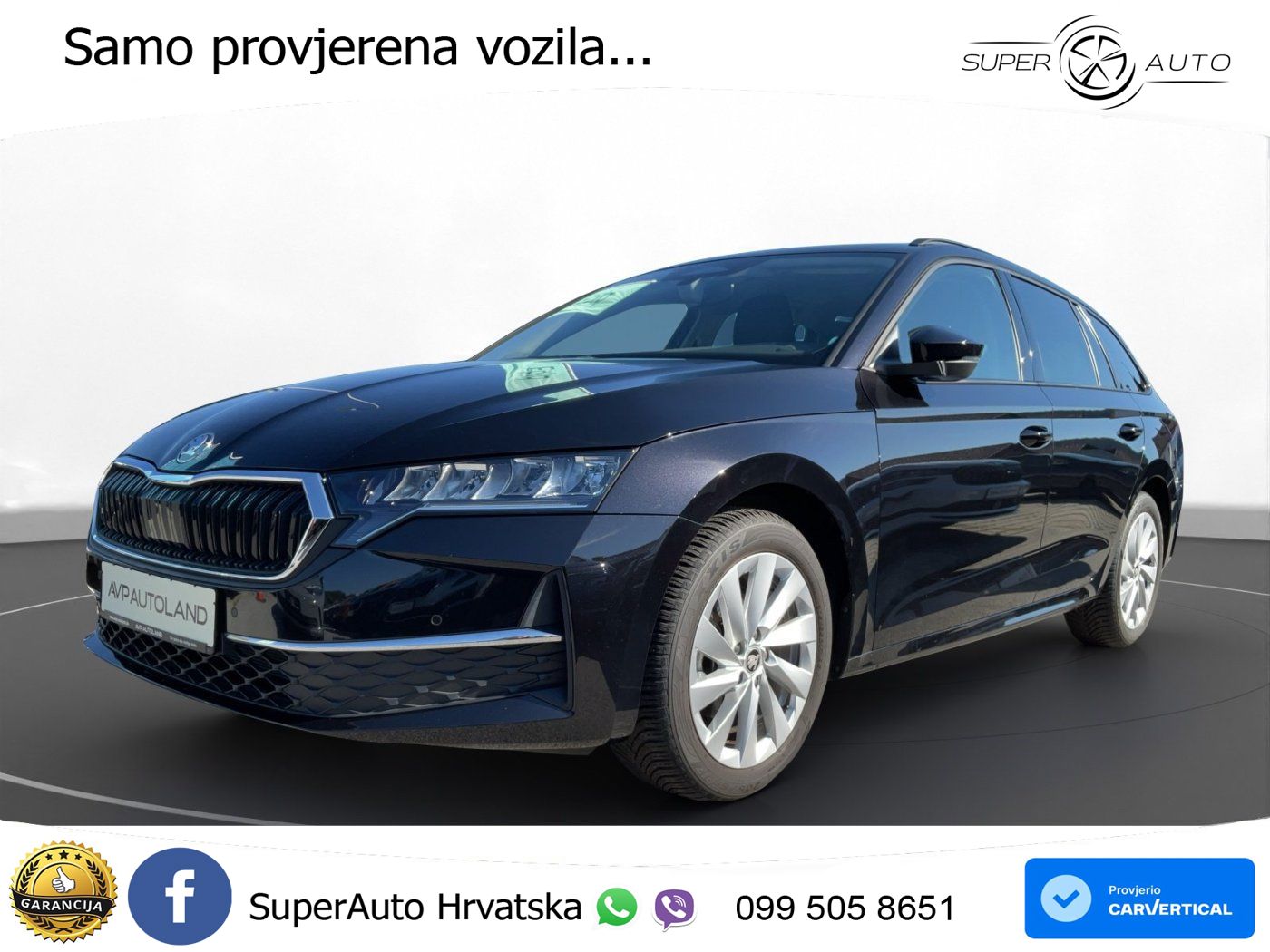 Škoda Octavia Combi 2.0 TDI (150 KS) DSG Selection LED+GR SJED+ACC