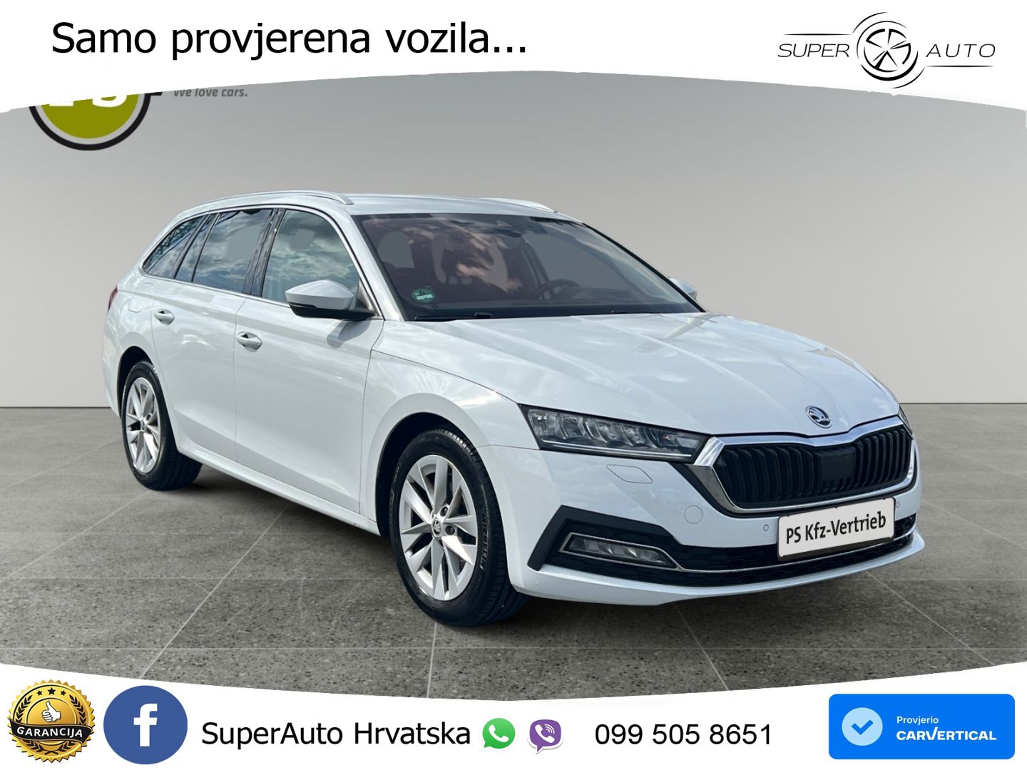 Škoda Octavia Combi 2.0 TDI (150 KS) LED+GR SJED+ACC