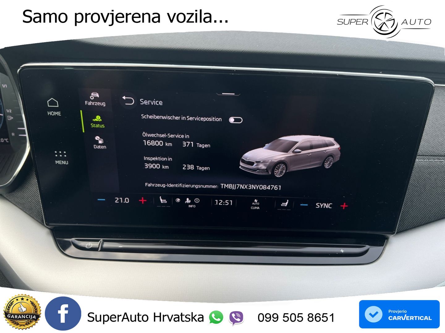 Škoda Octavia Combi 2.0 TDI (150 KS) LED+GR SJED+ACC
