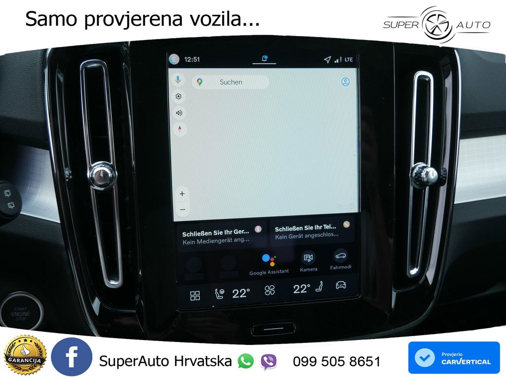 Volvo XC40 2.0 B3 163 KS Automatic LED+GR SJED+ACC