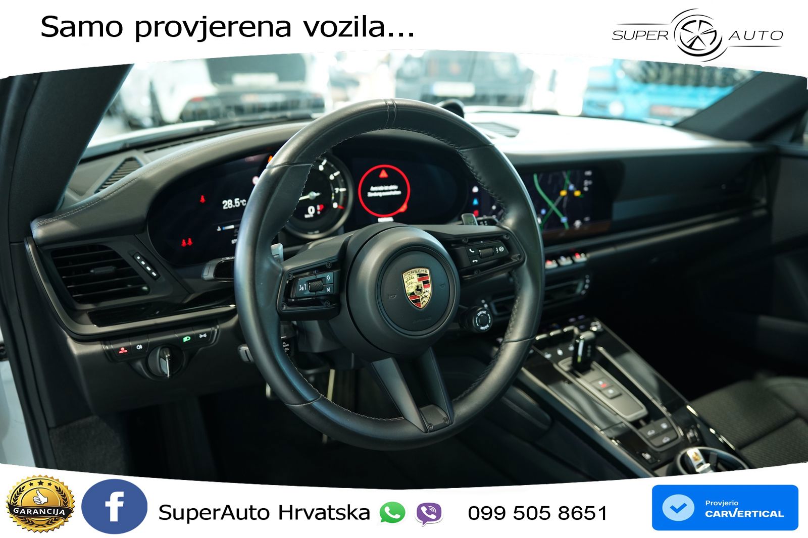 Porsche 911 Carrera 3.0 (385 KS) PDK ZRAČNI+ACC+GR SJED+KAM+PANO