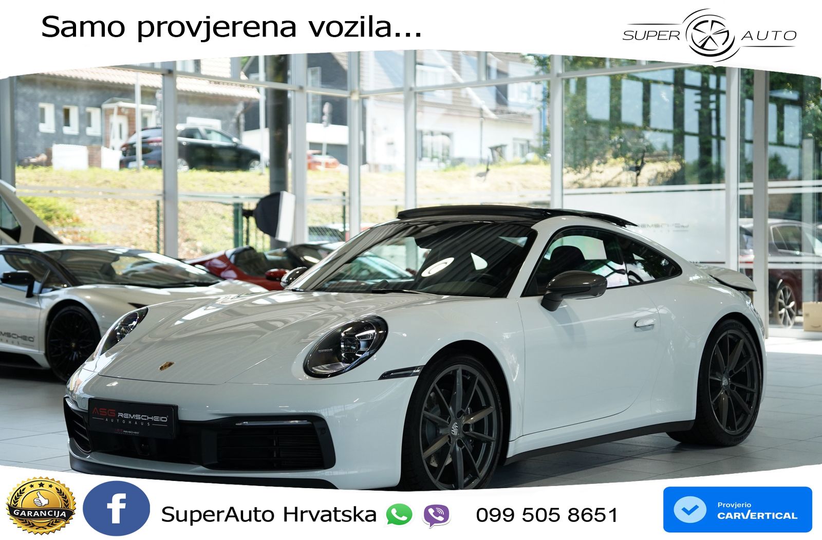 Porsche 911 Carrera 3.0 (385 KS) PDK ZRAČNI+ACC+GR SJED+KAM+PANO