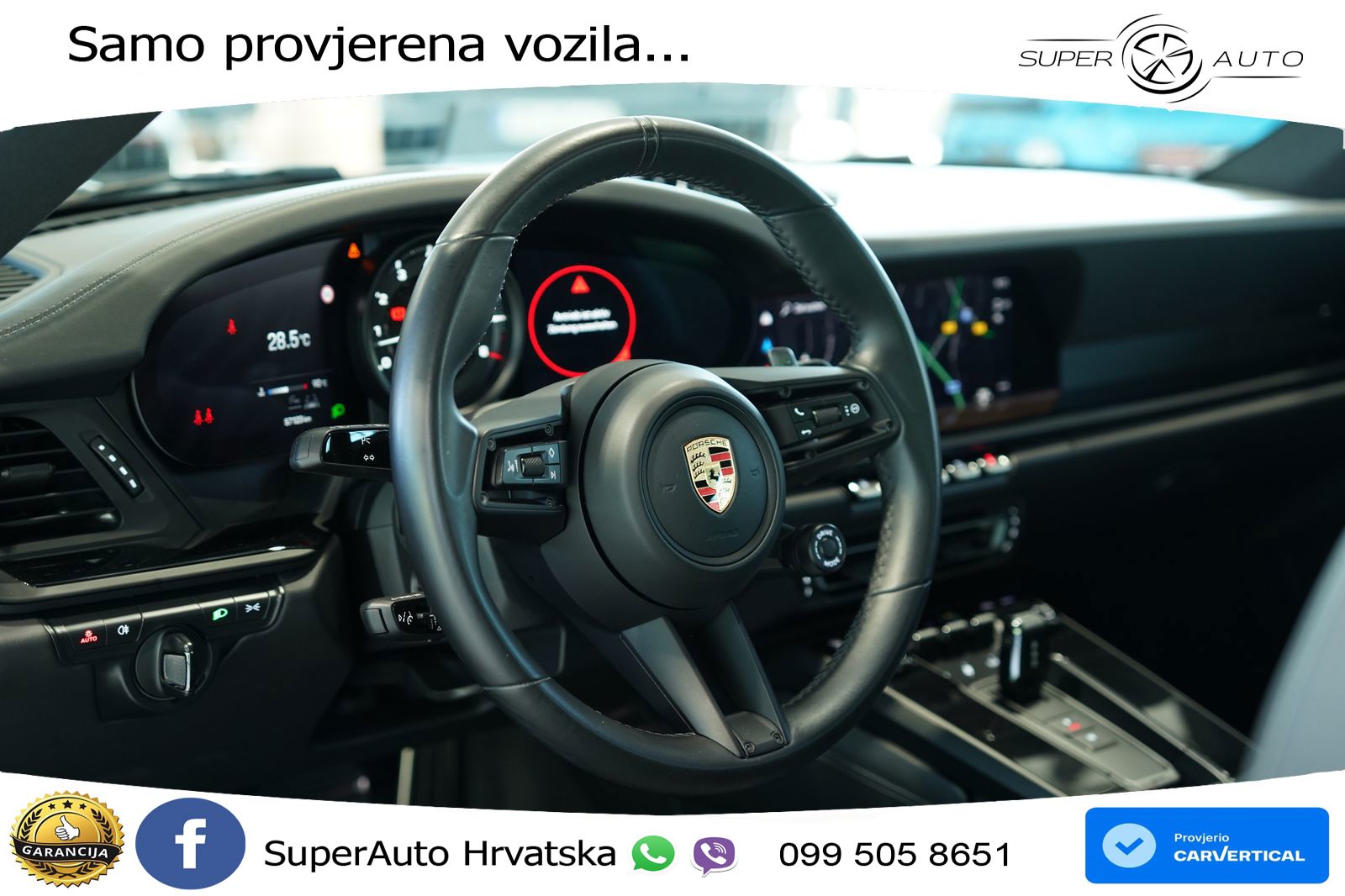 Porsche 911 Carrera 3.0 (385 KS) PDK ZRAČNI+ACC+GR SJED+KAM+PANO