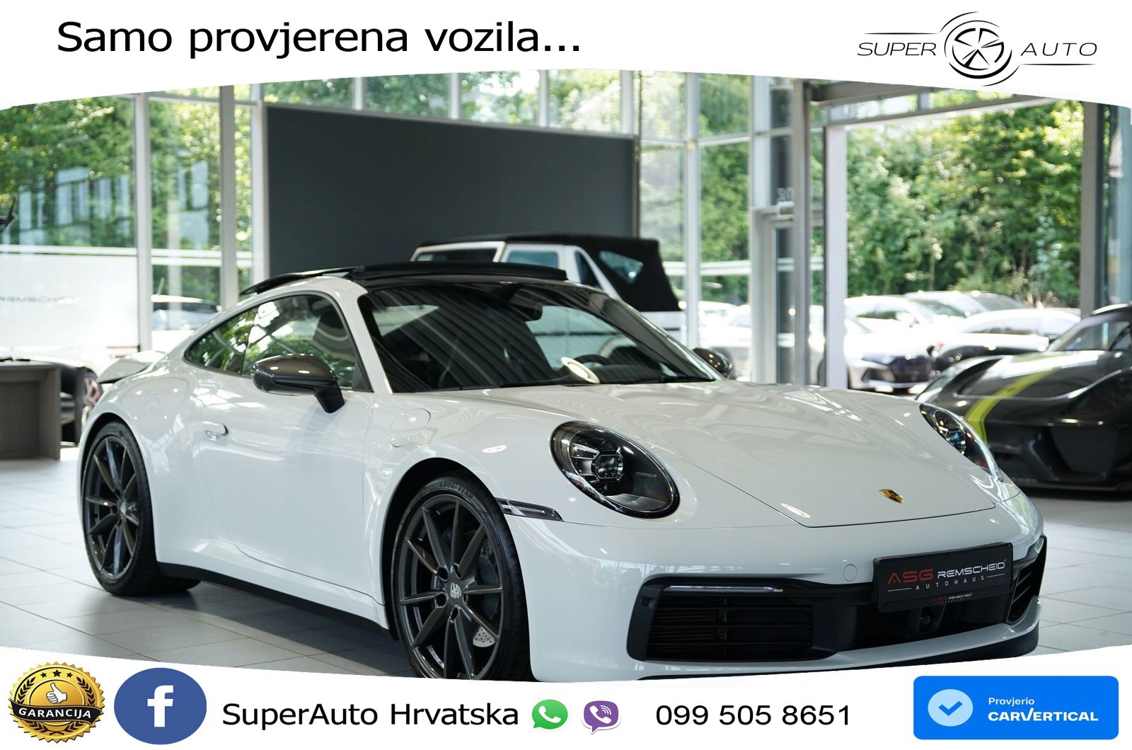 Porsche 911 Carrera 3.0 (385 KS) PDK ZRAČNI+ACC+GR SJED+KAM+PANO