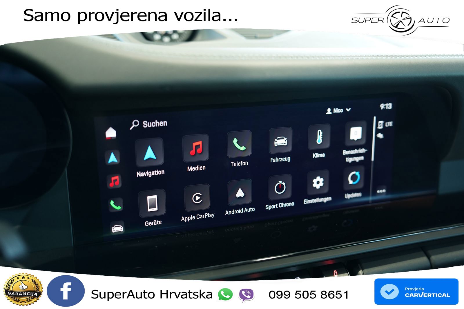 Porsche 911 Carrera 3.0 (385 KS) PDK ZRAČNI+ACC+GR SJED+KAM+PANO