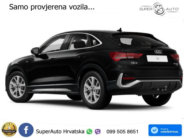 Audi Q3 Sportback 40 TFSI (190 KS) quattro S tronic S line LED+GR SJED+ACC