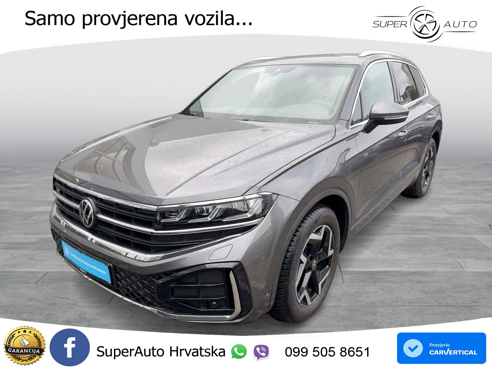 Volkswagen Touareg 3.0 V6 TDI (231 KS) 4MOTION Tiptronic ZRAČNI+ACC+4xGR SJED+KAM