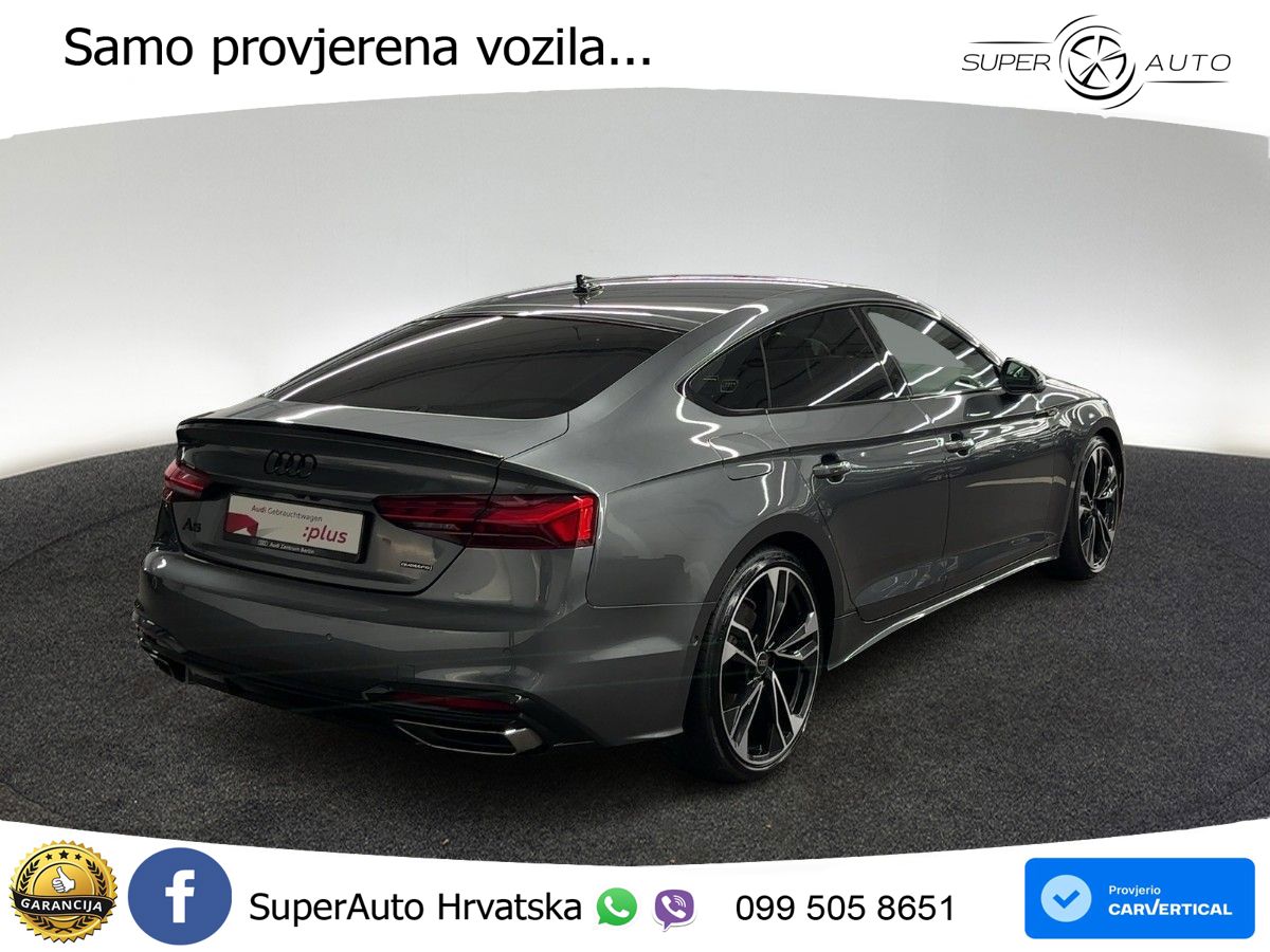 Audi A5 Sportback 40 TDI (204 KS) quattro S tronic S line LED+GR SJED+ACC