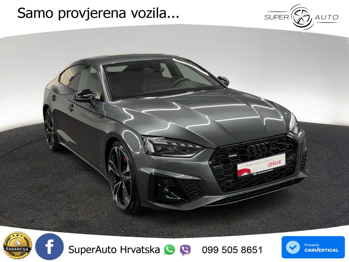 Audi A5 Sportback 40 TDI (204 KS) quattro S tronic S line LED+GR SJED+ACC