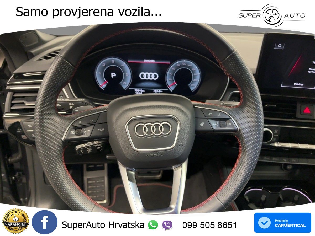 Audi A5 Sportback 40 TDI (204 KS) quattro S tronic S line LED+GR SJED+ACC
