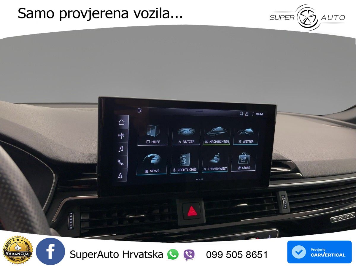 Audi A5 Sportback 40 TDI (204 KS) quattro S tronic S line LED+GR SJED+ACC