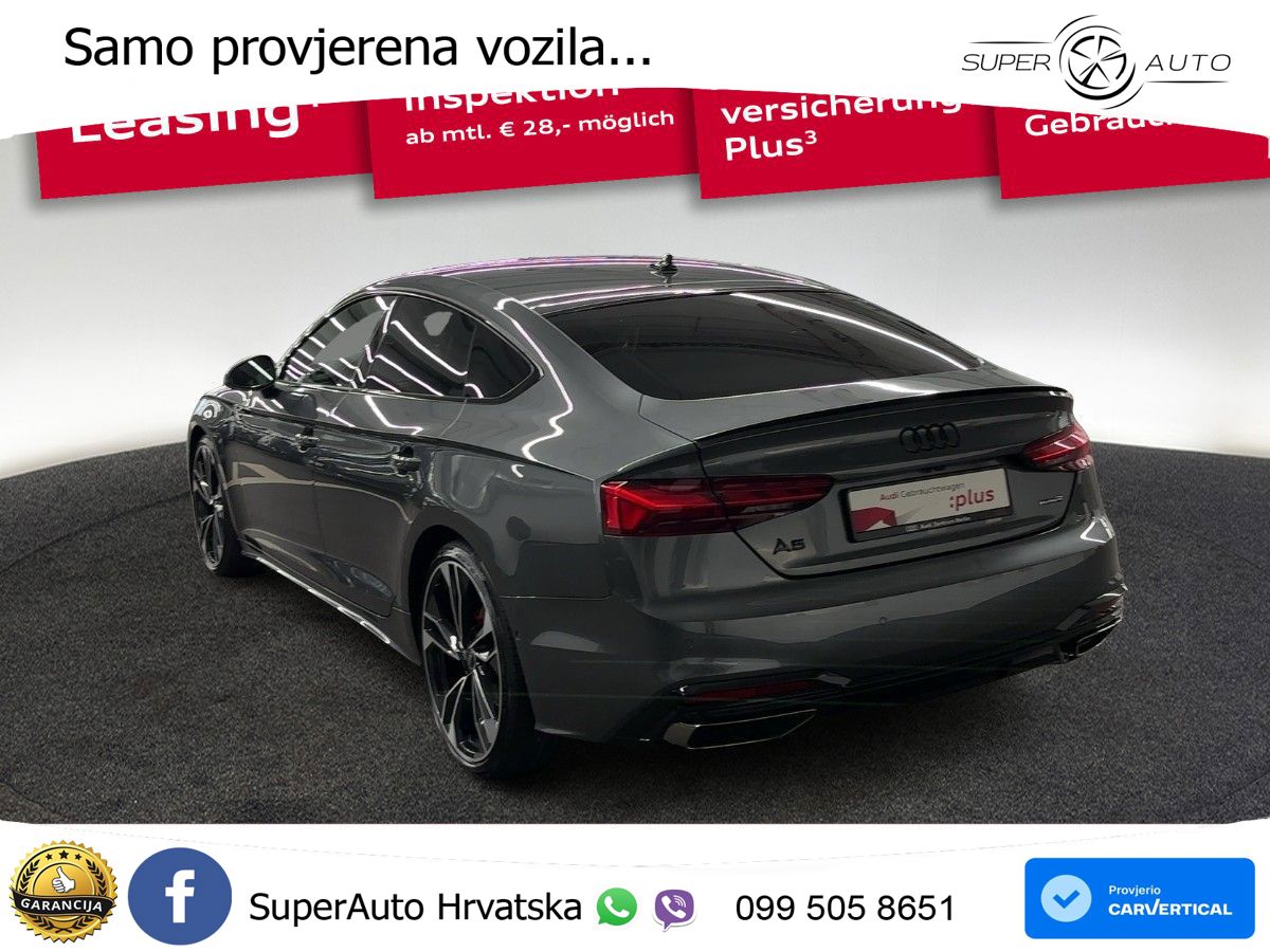 Audi A5 Sportback 40 TDI (204 KS) quattro S tronic S line LED+GR SJED+ACC