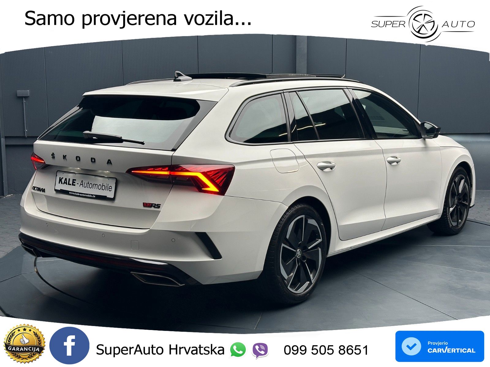 Škoda Octavia Combi RS 2.0 TDI (200 KS) DSG