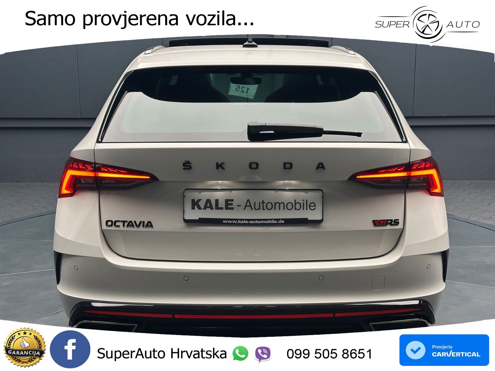 Škoda Octavia Combi RS 2.0 TDI (200 KS) DSG