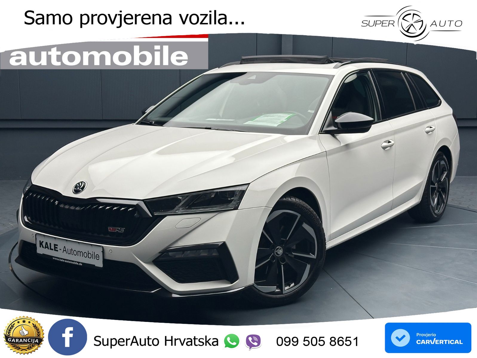 Škoda Octavia Combi RS 2.0 TDI (200 KS) DSG
