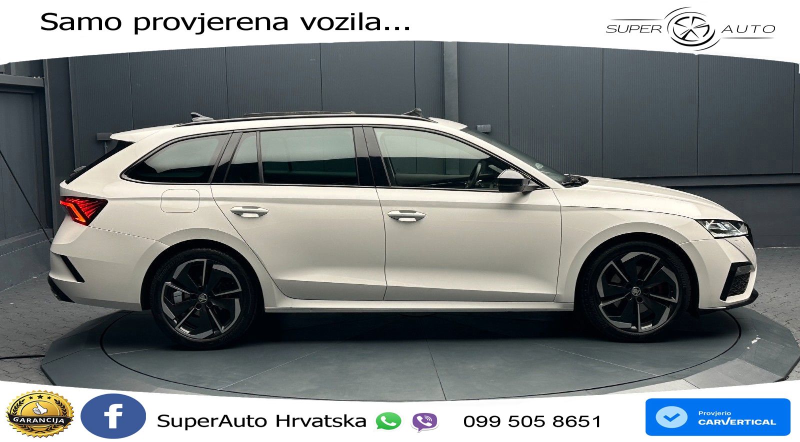 Škoda Octavia Combi RS 2.0 TDI (200 KS) DSG