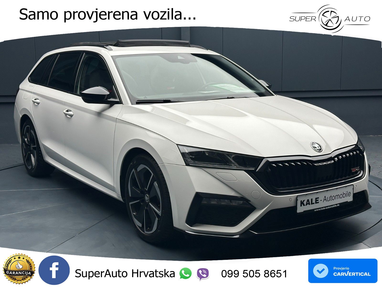 Škoda Octavia Combi RS 2.0 TDI (200 KS) DSG