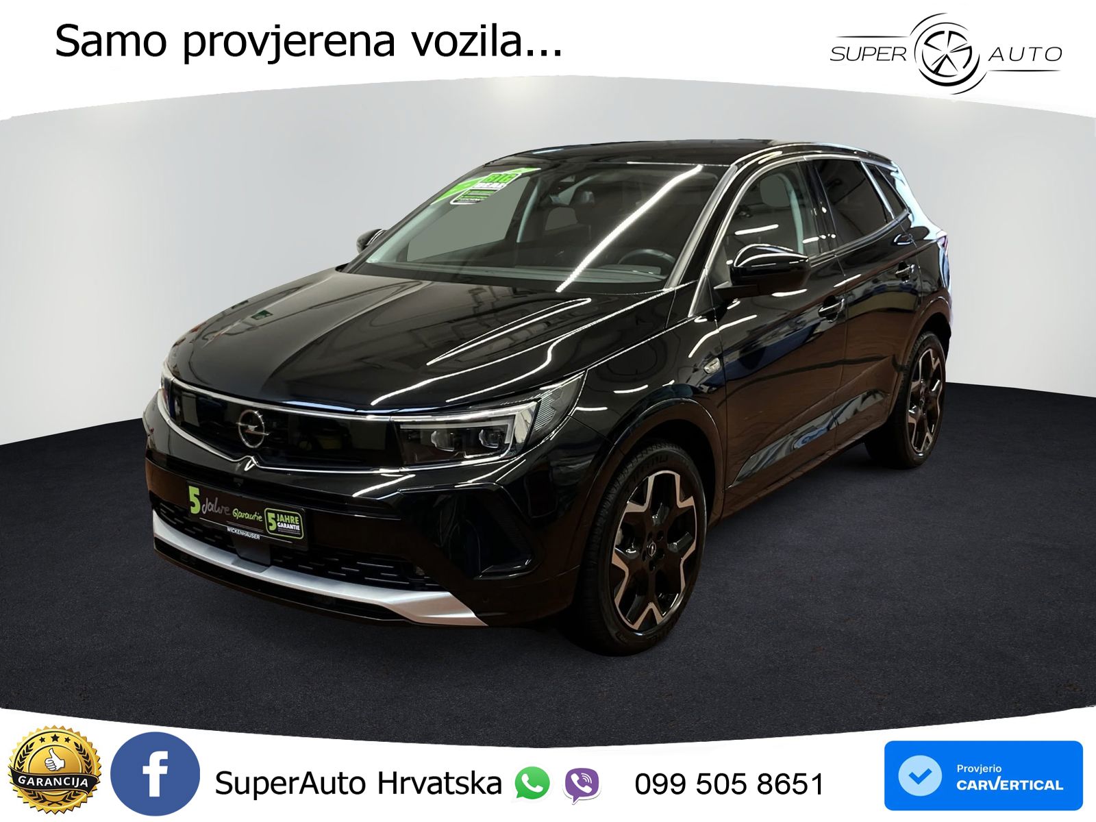 Opel Grandland 1.2i Turbo (130 KS) Automatic Elegance LED+GR SJED+ACC
