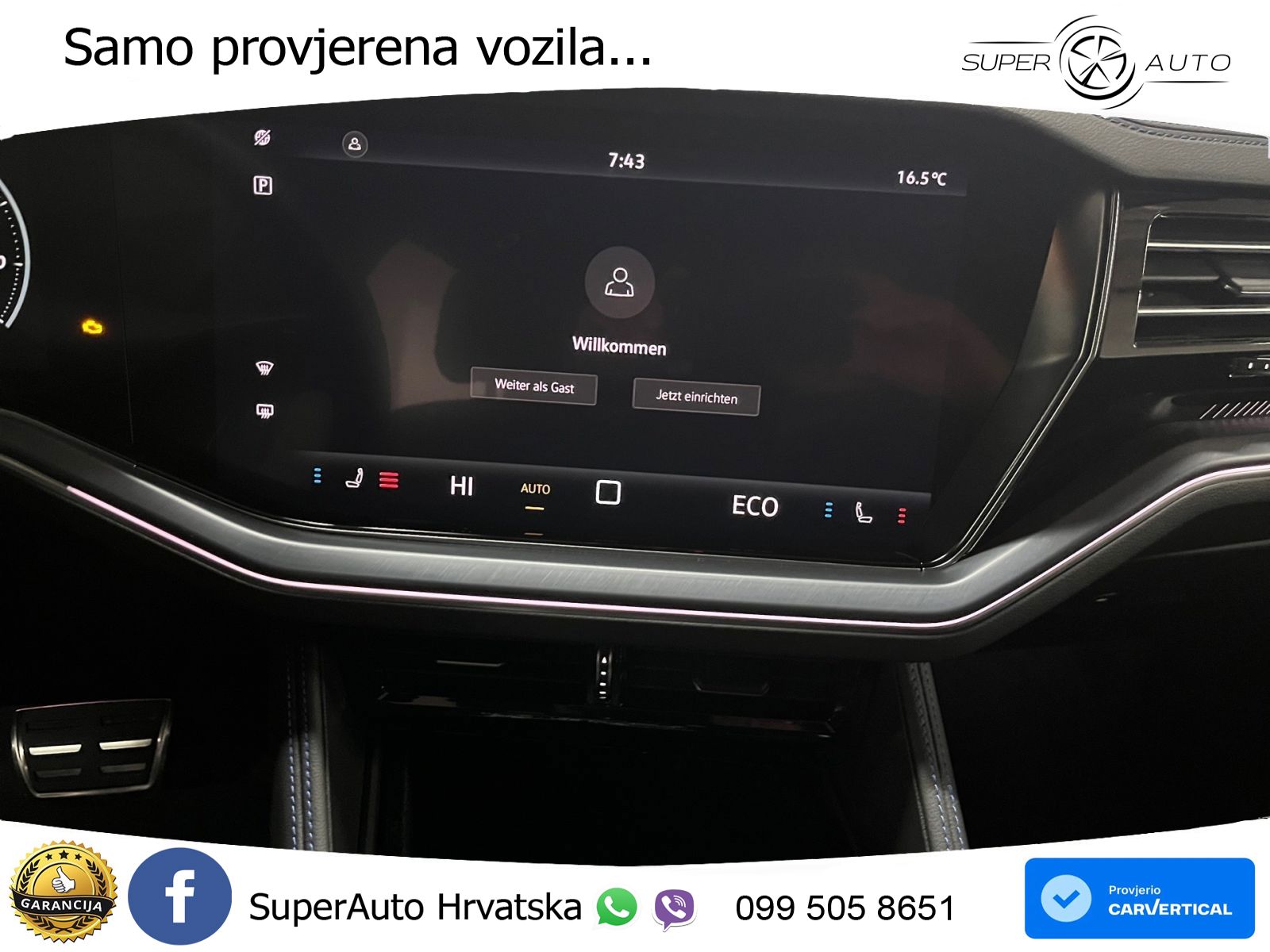 Volkswagen Touareg R 3.0 V6 TFSI (462 KS) 4MOTION Tiptronic ZRAČNI+ACC+4xGR SJED+KAM