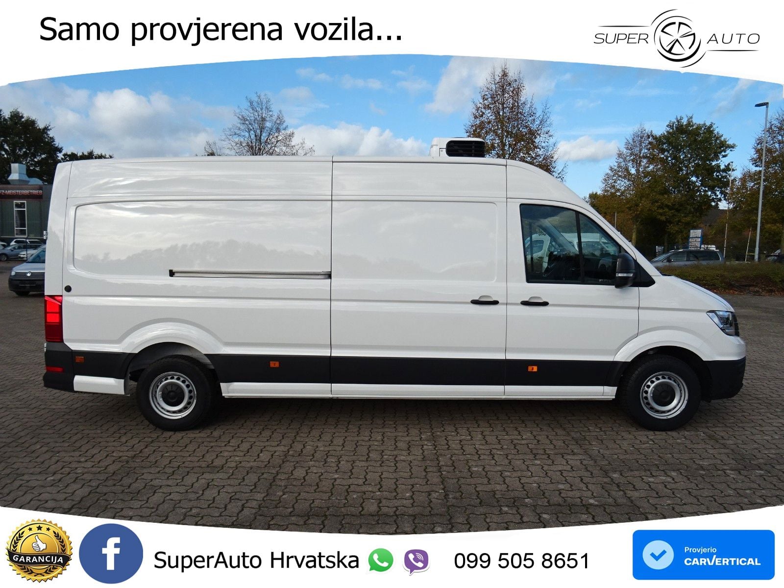 Volkswagen Crafter 35 Tiefkühlkastenwagen Fahr+Standkühlung 177 KS